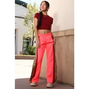 Tiger Friday Oh Snap Tearaway Pants Neon Yellow Red Dancewear Adult Large